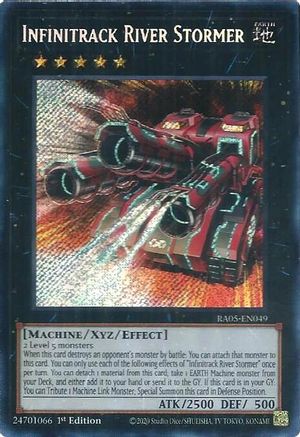 Infinitrack River Stormer (Secret Rare) (RA05-EN049) - Secret Rare - Rarity Collection 5