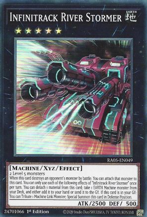 Infinitrack River Stormer (RA05-EN049) - Super Rare - Rarity Collection 5