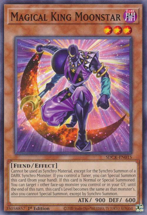 Magical King Moonstar SDCK-EN015 (Structure Deck: The Crimson King)  - 1st Edition