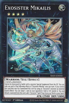 Exosister Mikailis (RA05-EN050) - Super Rare - Rarity Collection 5