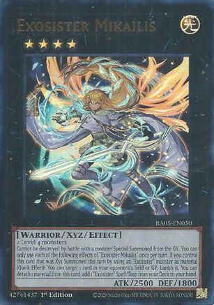 Exosister Mikailis (Ultra Rare) (RA05-EN050) - Ultra Rare - Rarity Collection 5