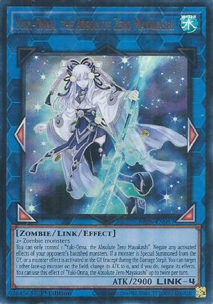 Yuki-Onna, the Absolute Zero Mayakashi (Ultra Rare) (RA05-EN057) - Ultra Rare - Rarity Collection 5