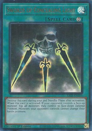 Swords of Concealing Light (Ultra Rare) (RA05-EN059) - Ultra Rare - Rarity Collection 5