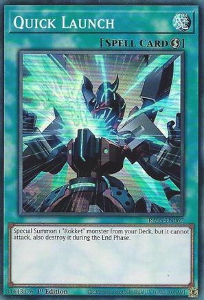 Quick Launch (RA05-EN062) - Super Rare - Rarity Collection 5