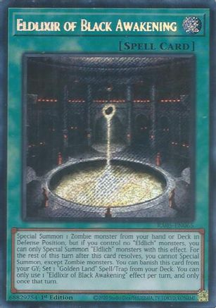 Eldlixir of Black Awakening (Secret Rare) (RA05-EN065) - Secret Rare - Rarity Collection 5