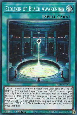 Eldlixir of Black Awakening (RA05-EN065) - Super Rare - Rarity Collection 5
