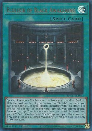 Eldlixir of Black Awakening (Ultra Rare) (RA05-EN065) - Ultra Rare - Rarity Collection 5