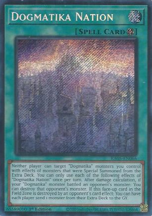 Dogmatika Nation (Secret Rare) (RA05-EN066) - Secret Rare - Rarity Collection 5