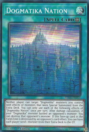 Dogmatika Nation (RA05-EN066) - Super Rare - Rarity Collection 5