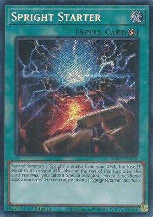 Spright Starter (Secret Rare) (RA05-EN068) - Secret Rare - Rarity Collection 5