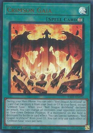 Crimson Gaia (Ultra Rare) (RA05-EN070) - Ultra Rare - Rarity Collection 5