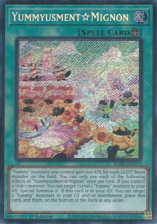 YummyusmentMignon (Secret Rare) (RA05-EN073) - Secret Rare - Rarity Collection 5