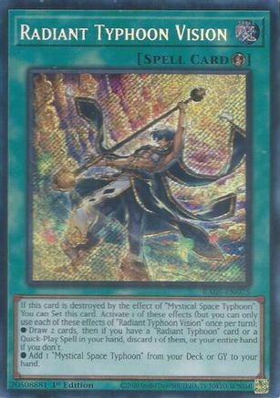 Radiant Typhoon Vision (Secret Rare) (RA05-EN075) - Secret Rare - Rarity Collection 5