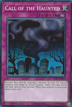 Call of the Haunted (RA05-EN076) - Super Rare - Rarity Collection 5