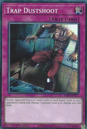 Trap Dustshoot (RA05-EN077) - Super Rare - Rarity Collection 5