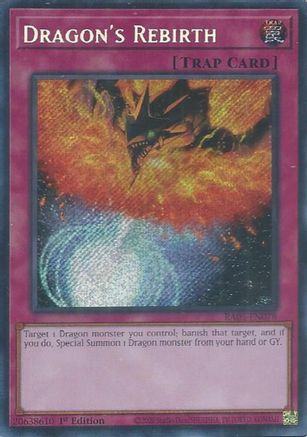 Dragon's Rebirth (Secret Rare) (RA05-EN078) - Secret Rare - Rarity Collection 5