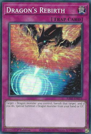 Dragon's Rebirth (RA05-EN078) - Super Rare - Rarity Collection 5