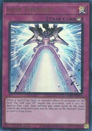 Iron Thunder (Ultra Rare) (RA05-EN079) - Ultra Rare - Rarity Collection 5