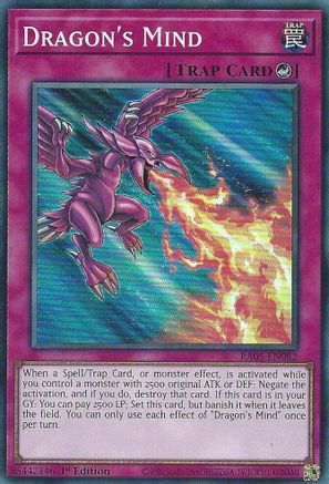 Dragon's Mind (RA05-EN082) - Super Rare - Rarity Collection 5