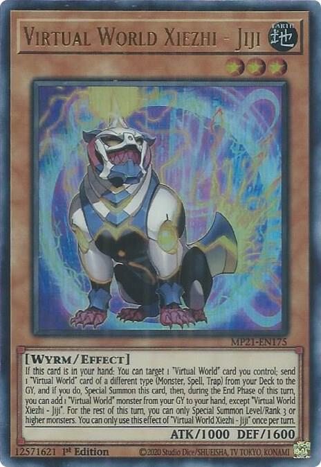Virtual World Xiezhi Jiji MP21-EN175 (2021 Tin of Ancient Battles)  - 1st Edition