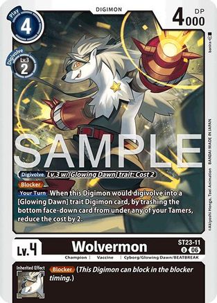 Wolvermon (ST23-11)  Uncommon - Starter Deck 23: Beatbreak
