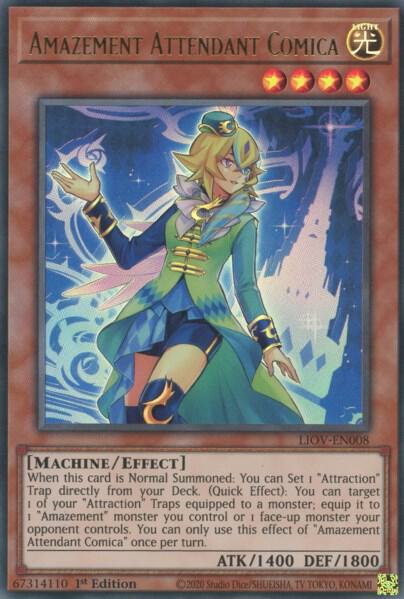 Amazement Attendant Comica LIOV-EN008 (Lightning Overdrive)  - 1st Edition