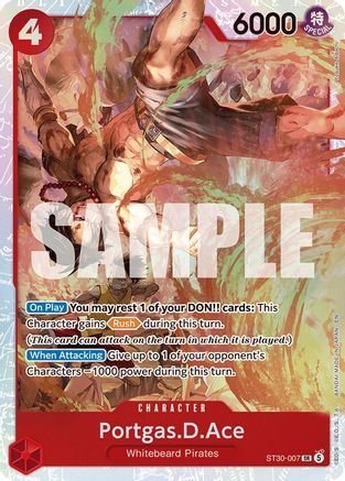 Portgas.D.Ace (ST30-007) - Foil Super Rare - Starter Deck EX: Luffy & Ace