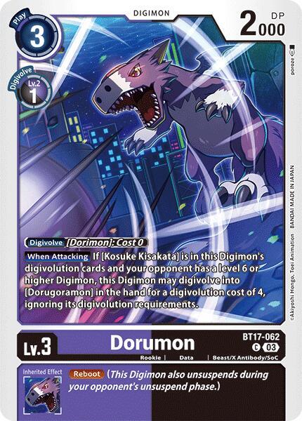 Dorumon BT17-062 C (Secret Crisis) 