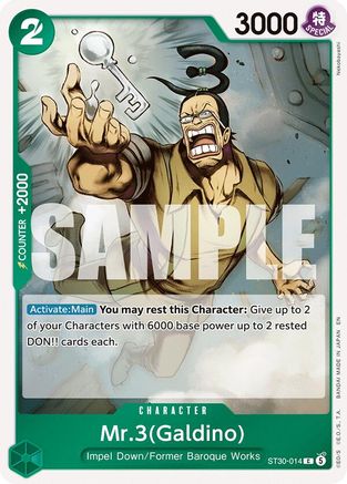 Mr.3(Galdino) (ST30-014) - Normal Common - Starter Deck EX: Luffy & Ace