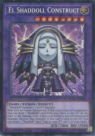 El Shaddoll Construct (BLGG-EN006) - Secret Rare - Battles of Legend: Glorious Gallery