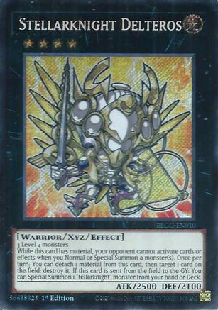 Stellarknight Delteros (BLGG-EN010) - Secret Rare - Battles of Legend: Glorious Gallery