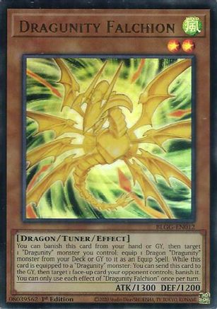 Dragunity Falchion (BLGG-EN012) - Ultra Rare - Battles of Legend: Glorious Gallery