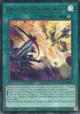 Dragunity Divine Wind (BLGG-EN015) - Ultra Rare - Battles of Legend: Glorious Gallery