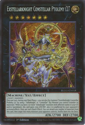 Exstellarknight Constellar Ptolemy Omega 7 (BLGG-EN018) - Secret Rare - Battles of Legend: Glorious Gallery