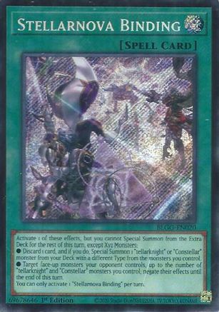 Stellarnova Binding (BLGG-EN020) - Secret Rare - Battles of Legend: Glorious Gallery