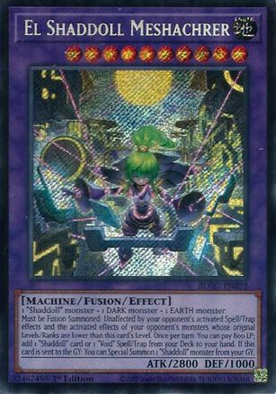 El Shaddoll Meshachrer (BLGG-EN022) - Secret Rare - Battles of Legend: Glorious Gallery