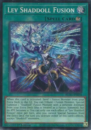 Lev Shaddoll Fusion (BLGG-EN024) - Secret Rare - Battles of Legend: Glorious Gallery