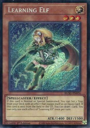 Learning Elf (BLGG-EN026) - Secret Rare - Battles of Legend: Glorious Gallery