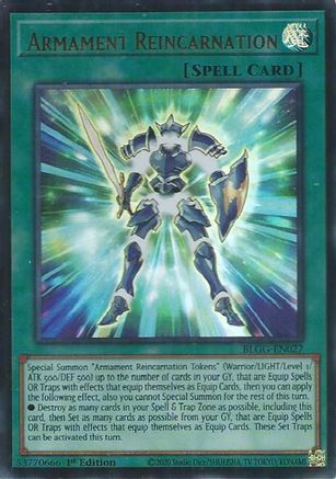 Armament Reincarnation (BLGG-EN027) - Ultra Rare - Battles of Legend: Glorious Gallery