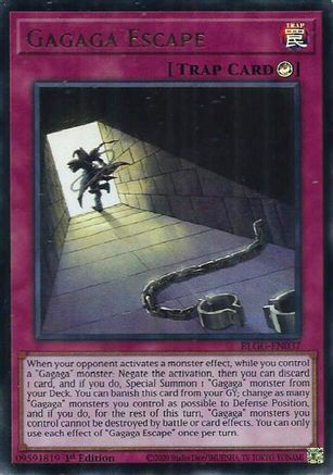Gagaga Escape (BLGG-EN037) - Ultra Rare - Battles of Legend: Glorious Gallery