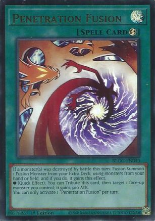 Penetration Fusion (BLGG-EN040) - Ultra Rare - Battles of Legend: Glorious Gallery