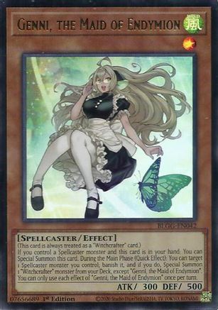 Genni, the Maid of Endymion (BLGG-EN042) - Ultra Rare - Battles of Legend: Glorious Gallery
