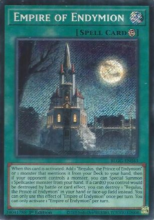 Empire of Endymion (BLGG-EN043) - Secret Rare - Battles of Legend: Glorious Gallery