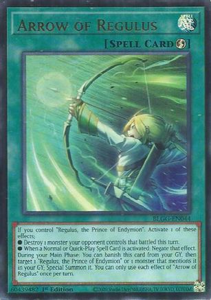Arrow of Regulus (BLGG-EN044) - Ultra Rare - Battles of Legend: Glorious Gallery