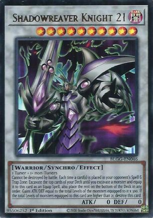 Shadowreaver Knight 21 (BLGG-EN046) - Ultra Rare - Battles of Legend: Glorious Gallery