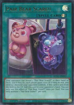 Pair Bear Scare!! (BLGG-EN047) - Ultra Rare - Battles of Legend: Glorious Gallery