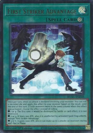 First Striker Advantage (BLGG-EN048) - Ultra Rare - Battles of Legend: Glorious Gallery