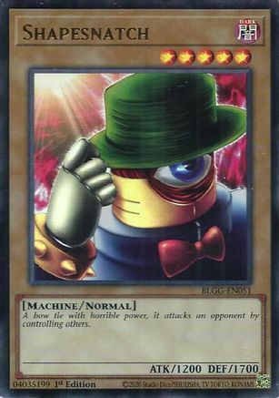 Shapesnatch (BLGG-EN051) - Ultra Rare - Battles of Legend: Glorious Gallery