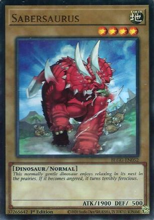 Sabersaurus (BLGG-EN052) - Ultra Rare - Battles of Legend: Glorious Gallery