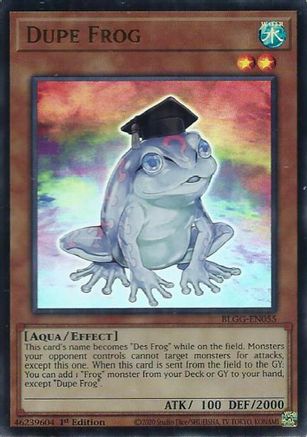 Dupe Frog (BLGG-EN055) - Ultra Rare - Battles of Legend: Glorious Gallery